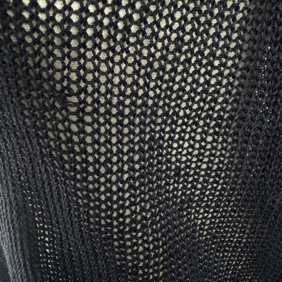 Eileen Fisher Fine Gauge Linen Mesh Scoop Neck Raglan Sleeve Top Size: PM - Picture 3 of 10